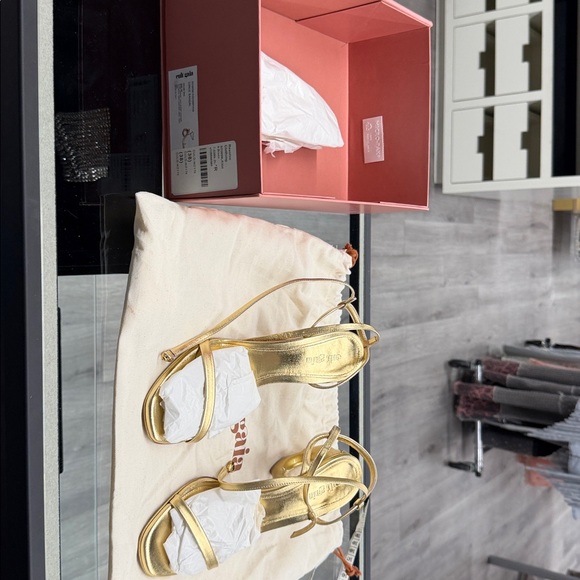 Cult Gaia Circe Sandal in Brass - Picture 8 of 11